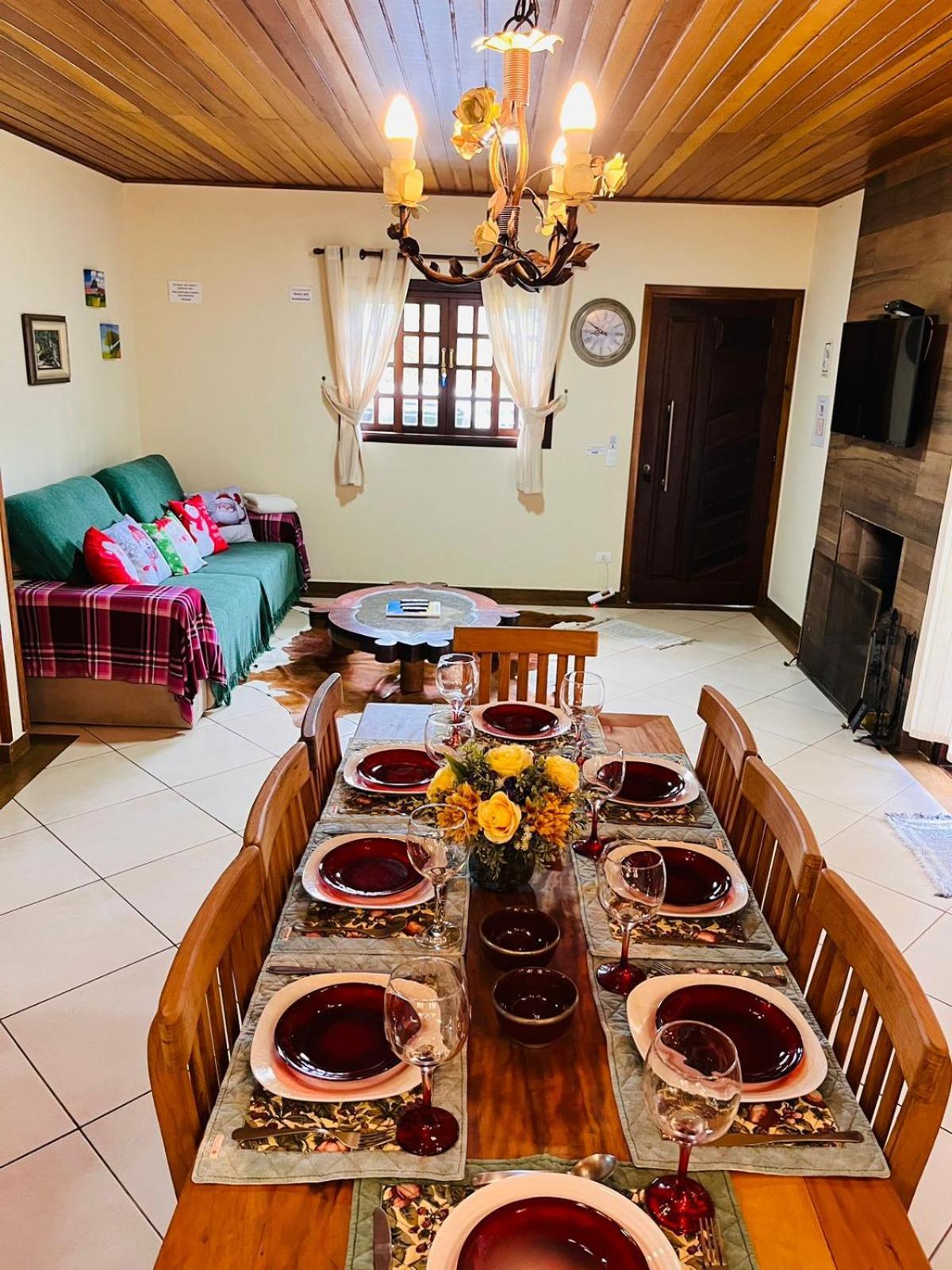 Casa para Descanso Campos do Jordao Bagian luar foto